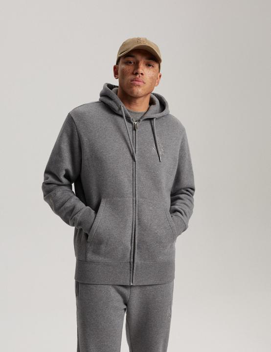 Immagine prodotto Dakar Felpa Con Cappuccio Dkr 23 Zip Dsrt Zh1 Grigio (L)