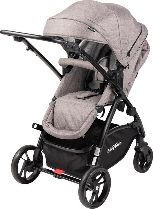 Actual product image Babytrold Mini Combi Pram Grey Melange