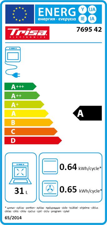 Energie-Label Trisa Combi Steamer