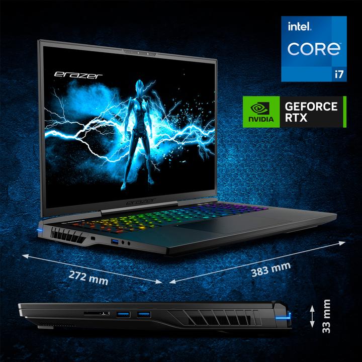 Produktbild Erazer Beast X40E 17" QHD i7-14700HX 16GB/1TB SSD RTX4070 Win11 MD62618 (17", Intel Core i7-14700HX, 16 GB, 1000 GB, DE)