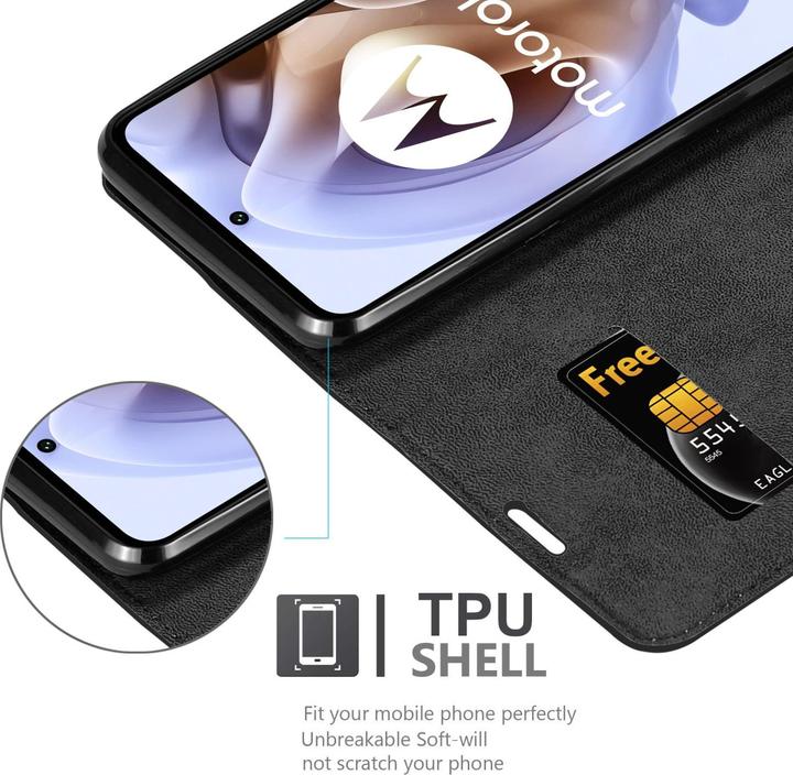 Image du produit Cadorabo Book Invis. Étui magnétique (Motorola Moto G31, Motorola Moto G41)