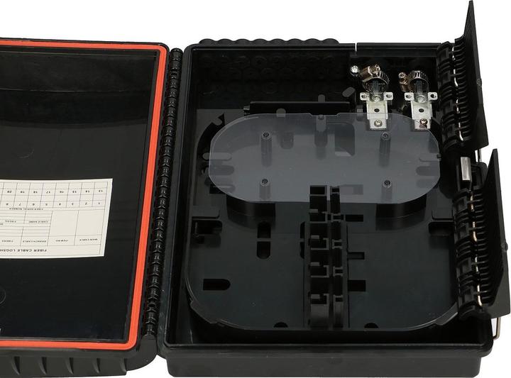 Image du produit Extralink Eva 16 Core Fiber Optic Distribution Box Black