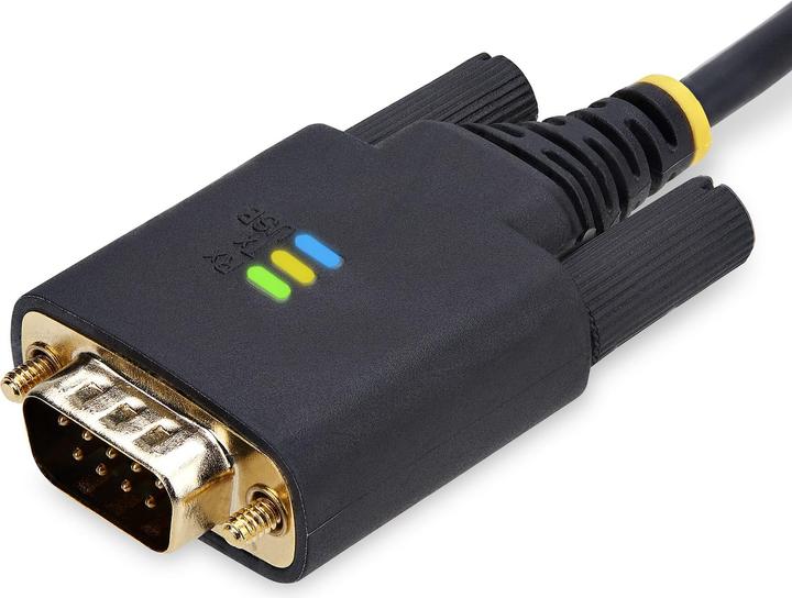 Produktbild StarTech COM 3m USB auf Seriell Adapter COM-Retention FTDI USB-A zu DB9 Kabel USB RS232 Wechselbare (3 m)