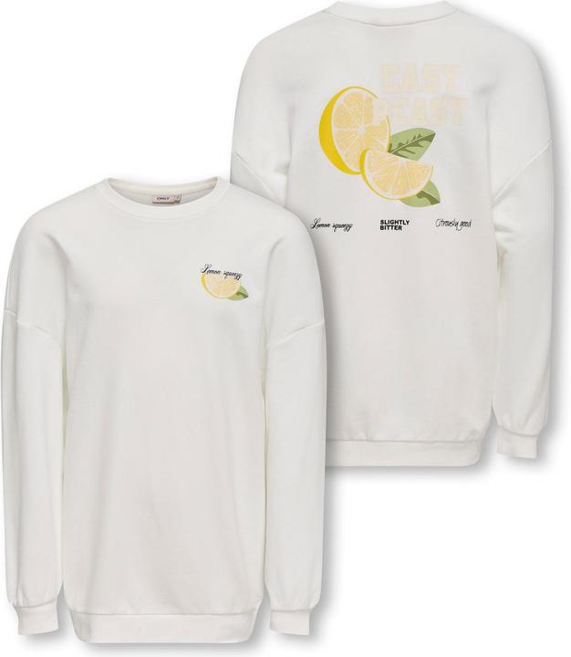 Immagine prodotto Only Locker geschnitten Rundhals Junior Tief angesetzte Schulter Sweatshirt Sweatshirt (110)