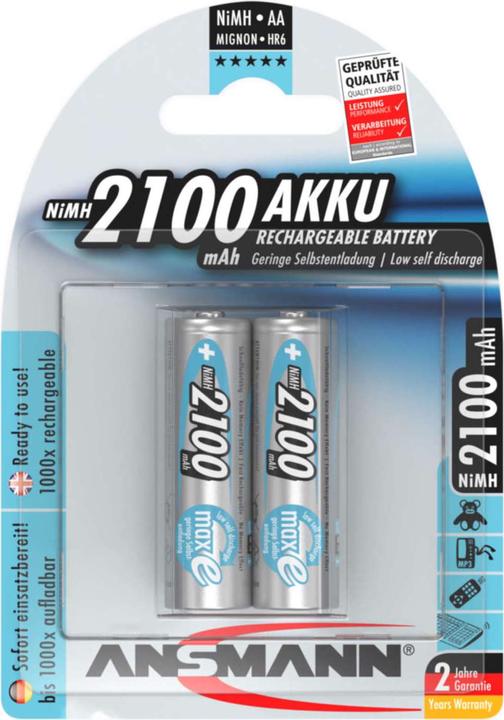Produktbild Ansmann Maxe (1 Stk., AA, 2100 mAh)