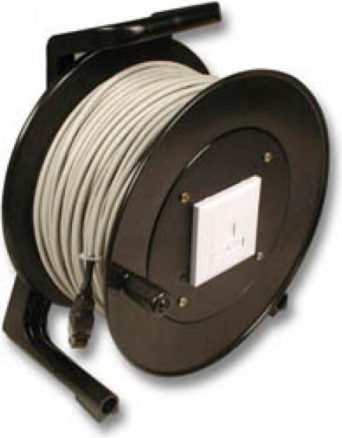 Immagine prodotto EFB Elektronik Cavo d'installazione CAT5E, 50m su tamburo per cavi (F/UTP, CAT5e, 50 m)