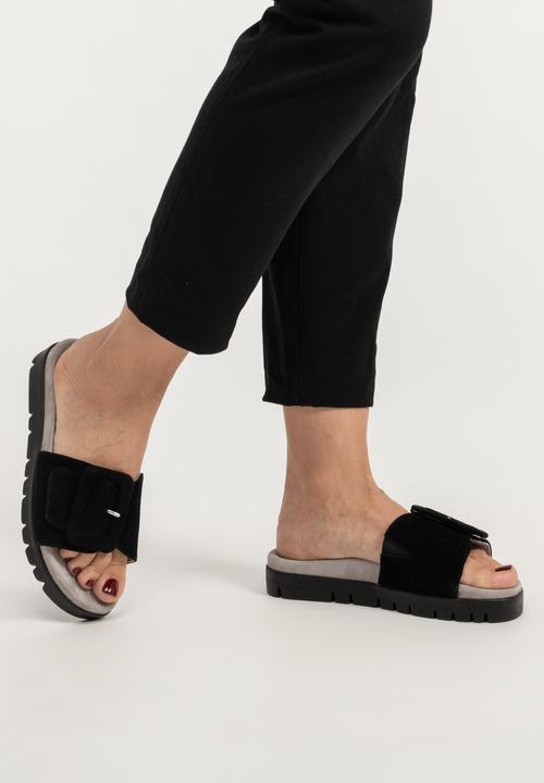 Actual product image Vitaform Pantoletten Damen Weite H Samtziegenleder (35)