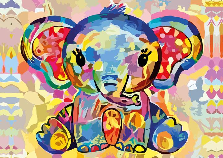 Image du produit Yazz Puzzle 1000 pièces Baby Elephant (1000 pièces)