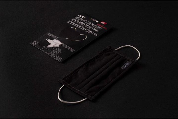 Image du produit Nuts Masque textile Viroblock noir de HEIQ (1 x)