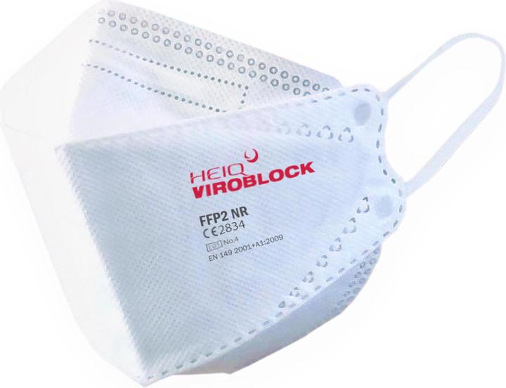 Produktbild Heiq Schutzmaske Viroblock FFP2, 20 Stück (FFP2, 20 x)