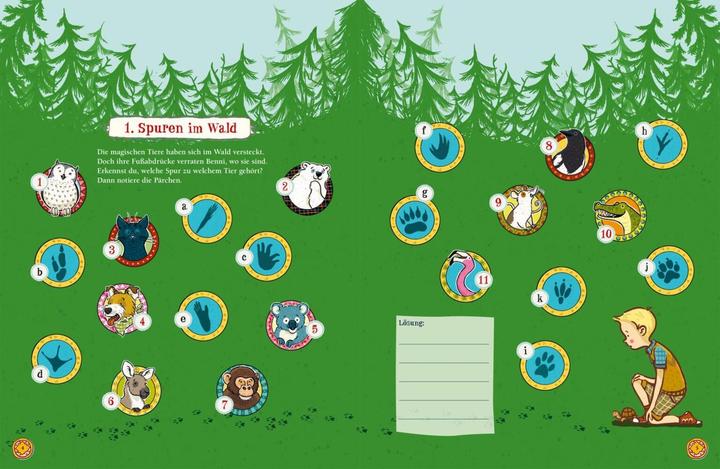 Produktbild Die Schule der magischen Tiere: Endlich Pause! Das grosse Rätselbuch Band 2 (Deutsch, Nikki Busch, Christiane Hahn, Nina Dulleck, Margit Auer, 2021)