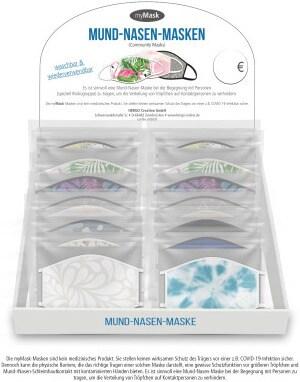 Roost Mund-Nasen-Maske Fantasy 9737 12 Styles im Display (12 x)
