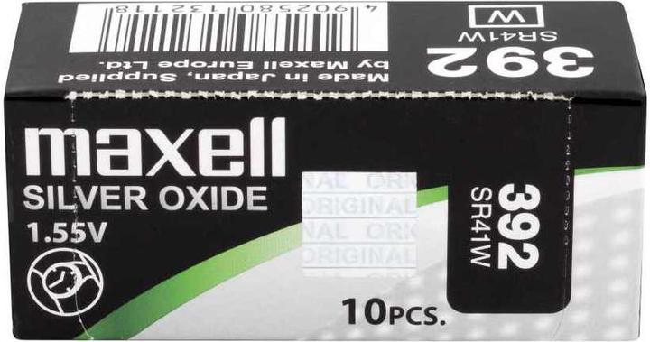 Immagine prodotto Maxell Ossido d'argento SR41W (10 pz., LR41, 39 mAh)