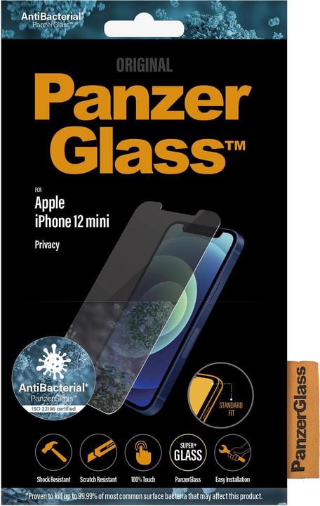Immagine prodotto PanzerGlass Protezione dello schermo Privacy (1 Pezzo/i, Apple iPhone 12 mini)