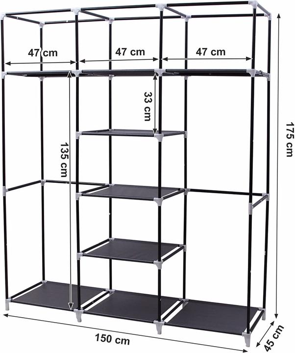 Produktbild Songmics Hannah (150 x 45 x 175 cm)