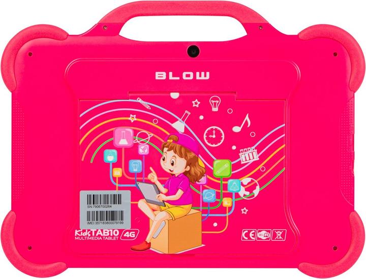 Produktbild Blow Tablet KidsTAB10 4G 4/64GB pink + case (4G, 10.10", 64 GB, Puder Rosa)