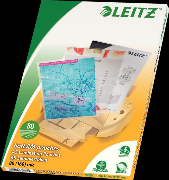 Actual product image Leitz Laminating foil pouch (A5, 100 Piece, 80 µm)