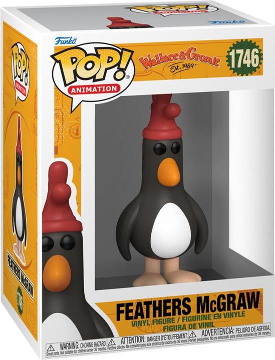 Produktbild Funko Wallace & Gromit POP! Animation Vinyl Figur Feathers McGraw 9 cm
