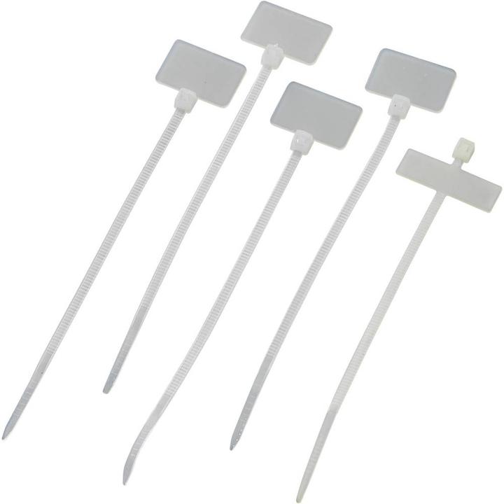 Actual product image Tru Components Cable tie with labelling field (110 mm, 100 pcs.)