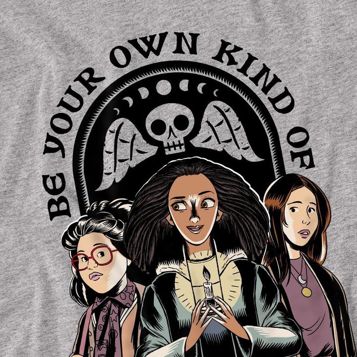 Actual product image Universal Textiles Unisex Adult Be Your Own Kind Of Magic Becca Izzy Cassie T-Shirt (S)