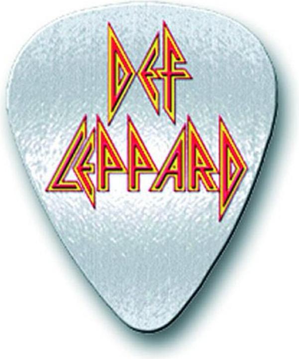Produktbild Def Leppard Plektrum Logo Abzeichen Metall