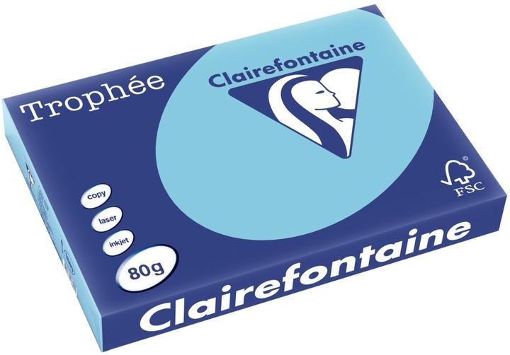 Produktbild Clairefontaine Universalpapier Trophée farbig (80 g/m², 500 x, A3)