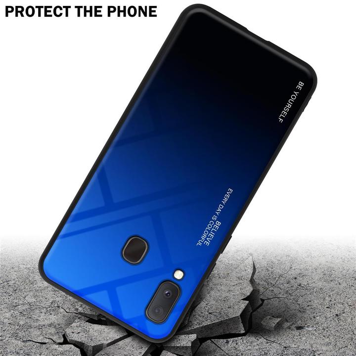 Produktbild Cadorabo TPU 2 Farben Glas Cover (Samsung Galaxy A20e, Samsung Galaxy A10e)
