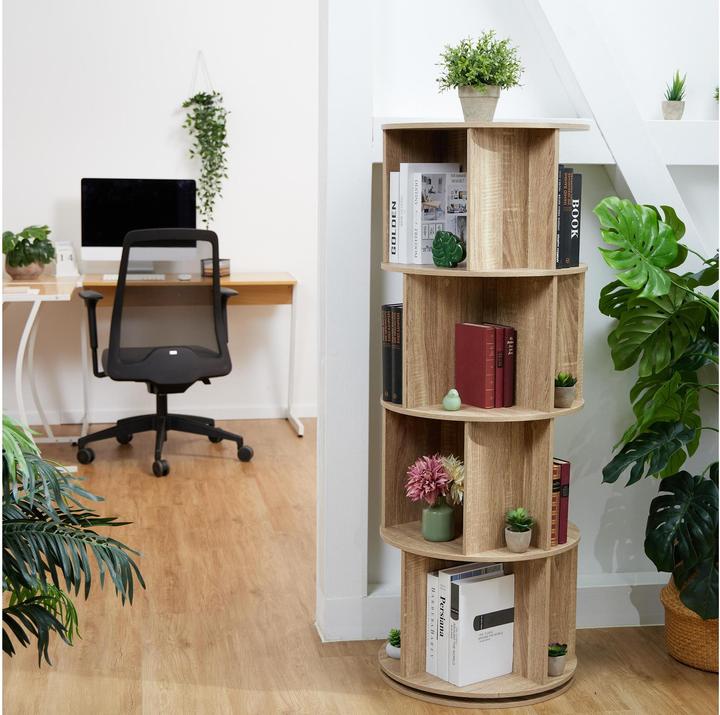 Produktbild Relaxdays Bücherregal (Ø 50 x 137 cm)