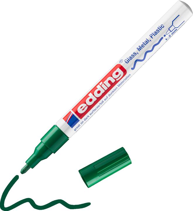 Produktbild Edding 751 Glanzlack-Marker (Grün, 1 mm, 10 x)