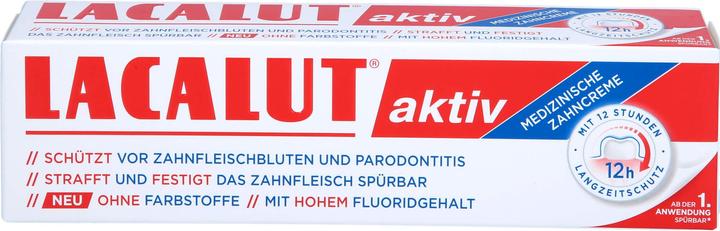 Produktbild Dr. Theiss LACALUT aktiv Zahncreme, 100 ml Zahncreme (100 ml)