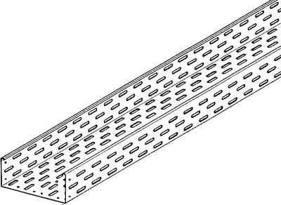 Actual product image Niedax NIE RL85.300 Cable tray 85x300x3000mm T1.0mm perforated tape galvanised.