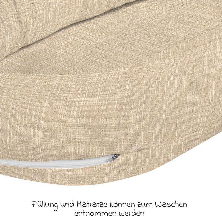 Actual product image Alvi Babynestchen & Bettschlangen Schlummer-Nestchen - Slub Muslin