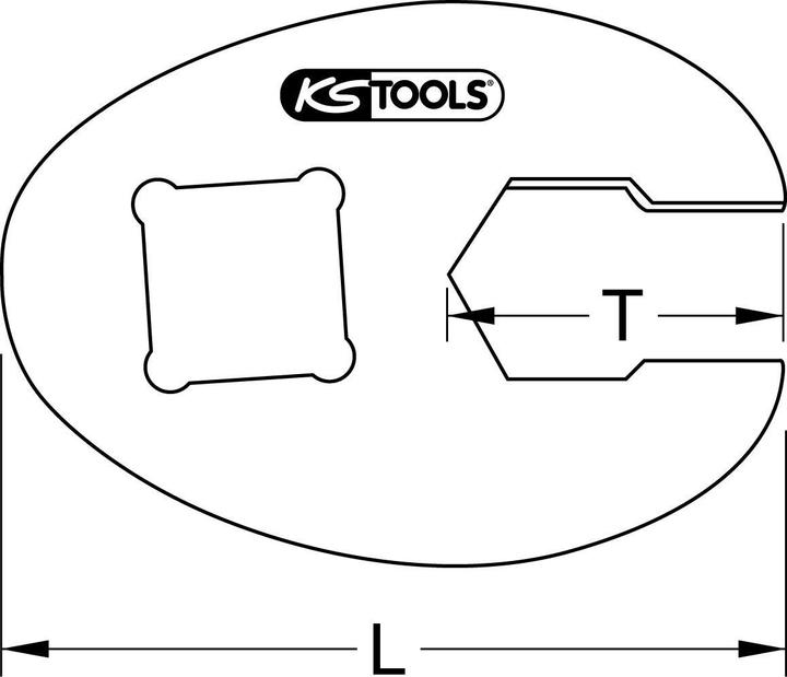 Immagine prodotto KS Tools Chiave a bussola esagonale (15 mm)