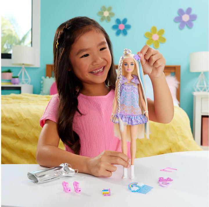 Actual product image Barbie hair play doll blonde