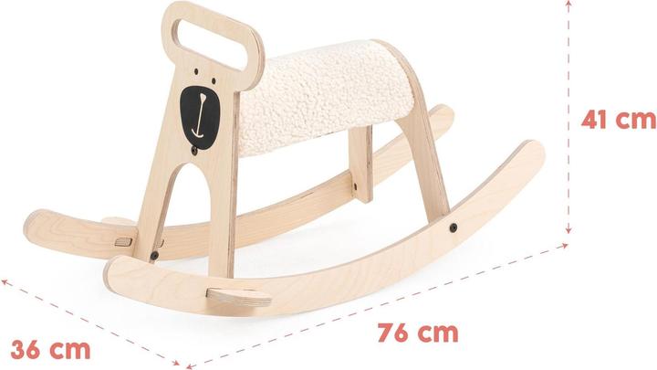 MamaToyz Schommeldier Pony Beer Natuur