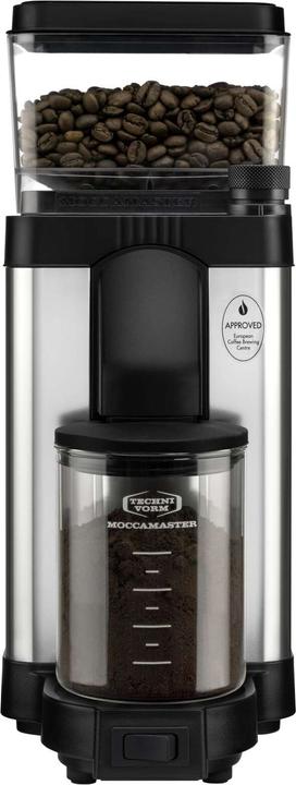 Produktbild Moccamaster 49510 coffee grinder Black, Stainless steel, Transparent