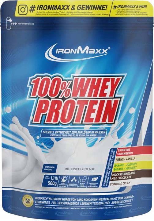 Actual product image IronMaxx Whey Protein (Milk chocolate, 1 pcs., 500 g)