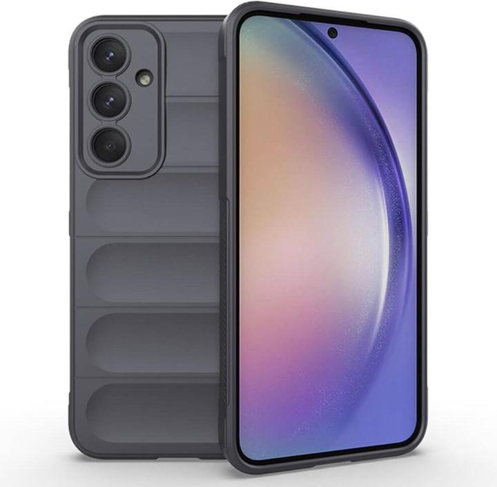 Actual product image Cover-Discount Galaxy A55 - Rugged Protective Cover grey (Samsung Galaxy A55)