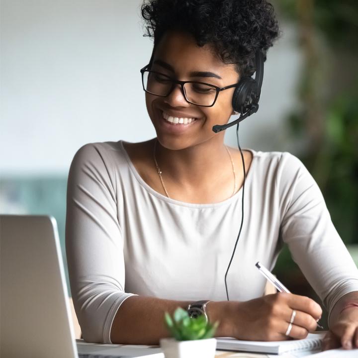 Produktbild CSL Mono-Headset On-Ear mit Mikrofon, PC-Bürokopfhörer, 3,5 mm Klinke, große Ohrpolster, Freisprecheinri (Kabelgebunden)