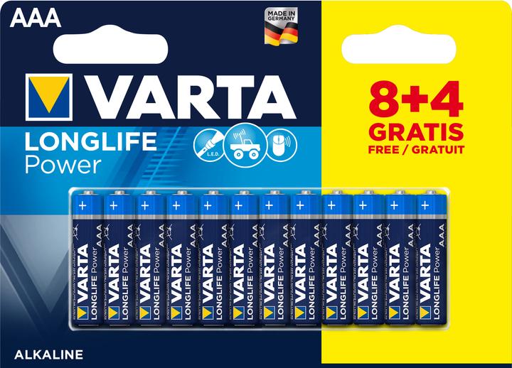 Varta Longlife Power (12 pcs., AAA, 1260 mAh)