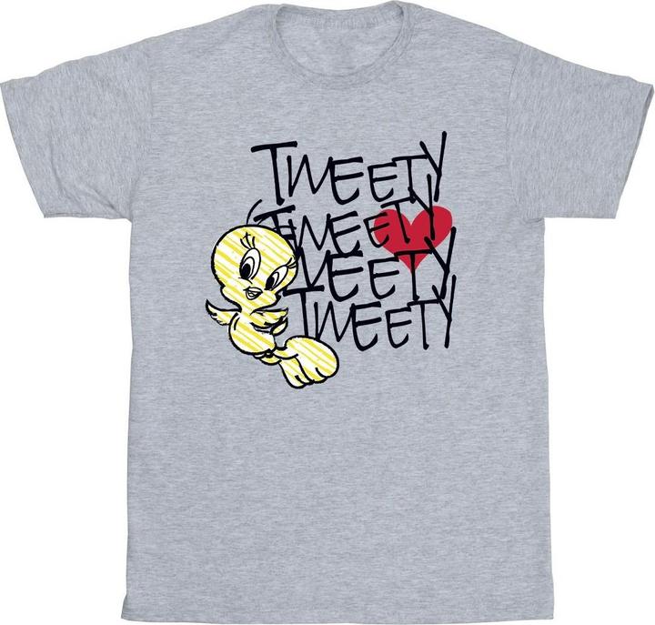 Image du produit Looney Tunes - T-shirt TWEETY LOVE HEART - Homme (M)