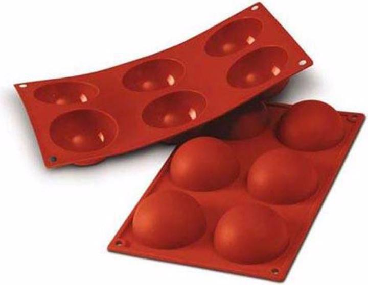 Actual product image Silikomart Sf 003 Half-Spheres Silicone Mould (6 cm)