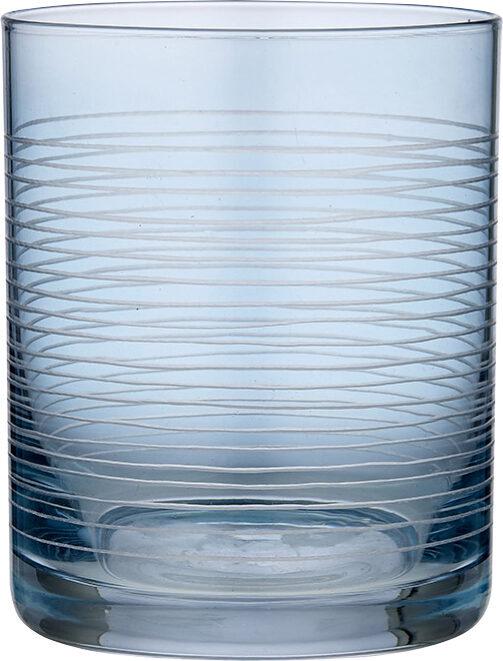 Immagine prodotto Ladelle Bicchieri Tumbler Linear Etched Blue 370 ml (set di 4) (0.37 l, 4 x)