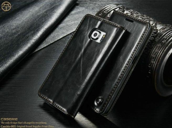 Actual product image Caseme Classic Leather Cover (Samsung Galaxy S6 Edge)