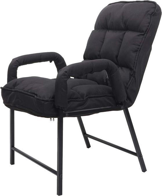 Produktbild Mendler Esszimmerstuhl HWC-K40, Stuhl Polsterstuhl, 160kg belastbar Rückenlehne verstellbar Metall - Stoff/T