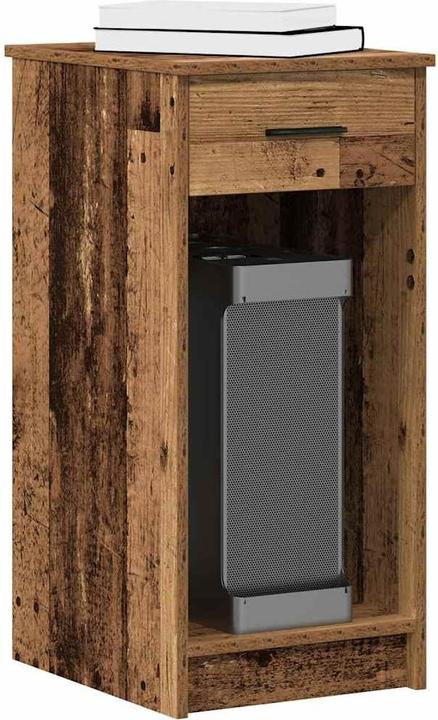Produktbild VidaXL Computerschrank mit Schublade Altholz-Optik 35x45x77 cm PC-Schrank (35 x 45 x 77 cm)