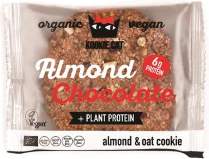 Actual product image Kookie Cat Almond Chocolate Cookie (1 pcs., 50 g)
