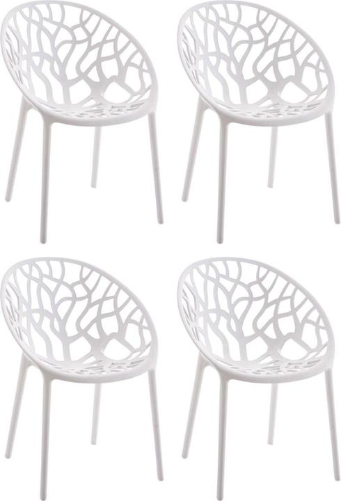 Produktbild CLP 4er Set Stuhl Hope, weiss