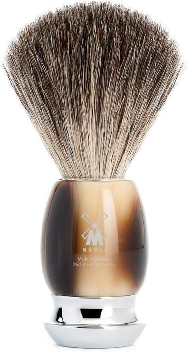 Actual product image Mühle Shaving set, 4-piece with bowl, shaving brush with pure badger hair, 5-blade razor