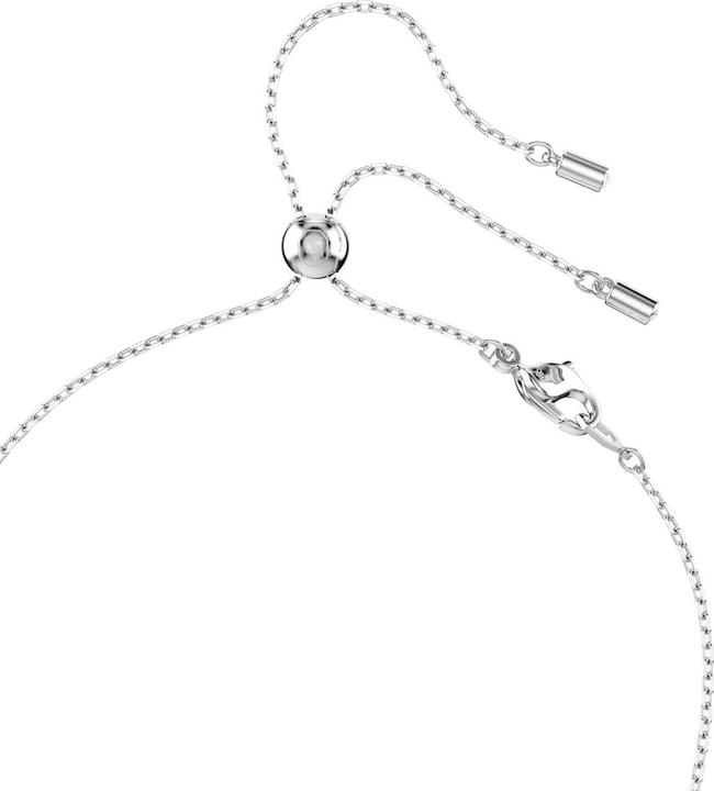 Produktbild Swarovski Constella Y Halskette Kristallperle Rundschliffe Weiss (Swarovski Metall, 38 cm)